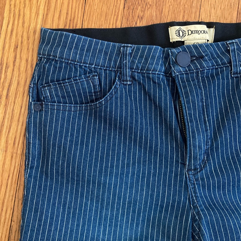 “Ab”solution jeans navy stripe - Picture 2 of 13